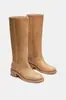 Botas de Invierno Nuevas de Exportación Europeas y Americanas Tallas Grandes 40-43 Tacón Grueso Retro Tacón Súper Alto Tacón de Aguja Campus para Mujer