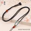 Corda de pingente simples diy handmade enrolamento Jade ágata jóias colar corda 2mm Ruyi linha alta corda de carga atacado