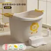 Bañera para niños, bañera para bebés, adecuada para otoño e invierno, bañera para lactantes, se puede usar para sentarse y bañarse, piscina para niños, tamaño grande para uso doméstico