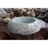 Macetas Pequeñas de Inspiración Zen, Macetas de Piedra, Macetas para Suculentas, Macetas para Juncos, Macetas para Hierba del Dinero, Macetas de Piedra Natural para Acuarios, Macetas Creativas para Narcisos