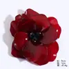 Nueva colección de broches de flor de acrílico con diseño vintage, borlas de camelia, accesorios para mujer, joyería transfronteriza al por mayor