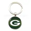 Venta directa de fábrica NFL 32 logos de equipo piedra preciosa del tiempo aleación llavero colgante para coche bolsa en stock