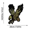 Patch de emblema de águia bordado, best-seller transfronteiriço para jaquetas de couro, jaquetas de motocicleta e decoração DIY