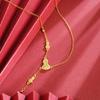 Collar de Calabaza Shajin Vietnamita Antiguo de Lujo Ligero Cadena Larga para Clavícula Láser Fluor Sin Decoloración a Largo Plazo Suministro Versátil de Alta Calidad