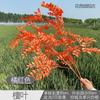 Serie naranja flor colección de flores para boda caramelo otoño naranja arreglo floral para salón de bodas flor de plástico decorativa