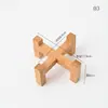 Estante para flores de bambú y estante de almacenamiento para comercio exterior, jardinería transfronteriza, soporte universal de escritorio simple de pie con forma de cruz, venta al por mayor