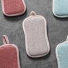 Esponja de Fibra de Bambu Sem Óleo Pano de Limpeza Doméstico Multifuncional Escova para Louça Frigideira Pano Mágico para Lavar Louça Cozinha