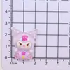 Pañales que brillan en la oscuridad Accesorios de Resina Sanrio Pegamento Crema Funda para Teléfono Móvil DIY Pasador Imán para Refrigerador Agujero Lote para Zapatos