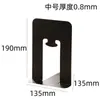 Suporte de Livro Armazenamento de Mesa de Escritório Suporte Simples para Livros Clipe de Livro Suporte para Livros Metal Espessado Suporte de Livro de Biblioteca Ferro
