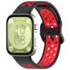 Para Huawei FIT3 Correa de Reloj Deportiva Bicolor Transpirable Correa de Reloj de Silicona Bicolor Correa de Muñeca de Repuesto Universal