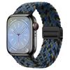 Correa de reloj con hebilla magnética de nailon tejido para Apple iWatch, transpirable, de moda, universal S10