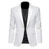 Novo Terno Casual Masculino Tamanho Grande Slim-fit Jaqueta de Terno Vestido de Casamento Masculino Terno de Negócios Jaqueta Ocidental Única