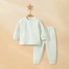 Roupas de Outono para Bebê Calças de Outono Primavera Outono Inverno Base Infantil Acolchoado Fino Roupa Íntima Dividida para Meninos e Meninas Traje Quente para Bebê
