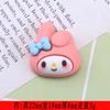 Acessórios de Resina Desenho Animado Sanrio My Melody Cinnamoroll DIY Cola de Creme Elásticos de Cabelo Presilhas de Cabelo Decorações para Capa de Celular