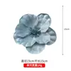 Terciopelo Polvo Dorado Flor de Navidad Magnolia de Cinco Pétalos Flor Artificial Adorno para Árbol de Navidad Accesorios de Decoración Navideña Transfronterizo