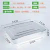 Caja rectangular con tapa, para hornear pescado, mariscos y para llevar; molde para hornear de papel de aluminio; extra grande, desechable y engrosado para asar al aire libre