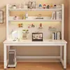Mesa para computador de mesa, escrivaninha para uso doméstico com estante integrada, mesa de estudo de pequeno porte com painel perfurado, escrivaninha para escritório no quarto