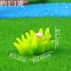 Musgo Pila de Césped Simulado Suculenta Jardín Paisajismo Micro Paisaje Pequeños Adornos Decoración Manualidades DIY Accesorios de Resina