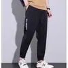 Pantalones finos de seda helada para hombre de verano, pantalones casuales holgados versátiles de moda, pantalones tipo harén deportivos de secado rápido, pantalones jogger cropped