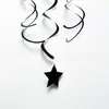 Decoração pendente em espiral de estrela de cinco pontas da Amazon conjunto com 12 peças decoração pendente em espiral layout de festa de fim de ano