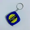 Mini Cinta Métrica Portátil Llavero Cinta Métrica Pequeña Cinta Métrica Cuadrada Colorida Regalo Cinta Métrica Regla para Medir Ropa Pequeña Portátil Venta al por Mayor