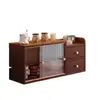 Aparador Gabinete de Almacenamiento de Escritorio Estante Lateral de Almacenamiento para Mesa de Comedor Portavasos Gabinete de Té Gabinete de Cocina Almacenamiento en Encimera Gabinete Pequeño