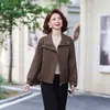 Chaqueta de Moda Transfronteriza para Mujer Otoño 2026 para Madres de Mediana Edad y Mayores, Top de Ante de Alta Gama