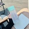 Vaso de Plástico para Estudiantes Hombres y Mujeres Pareja Vaso de Agua de Capacidad Súper Grande Resistente a Caídas Simple Deportivo Estilo Coreano Vaso Casual Alto Valor de Color