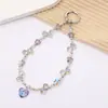 Pendente para Celular de Luxo Leve de Pérolas em Forma de Gota Acessórios Coloridos para Pendurar em Bolsa Chaveiro Acessórios Pendentes