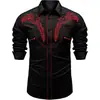 Camisa Casual de Manga Larga para Hombre Estilo Vaquero Transfronteriza 2025 Retro Impresión 3D Talla Grande Holgada Cárdigan