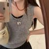 Collar de plata con colgante de girasol y fiebre Oni para mujer, nuevo colgante largo de verano, accesorios de alta gama