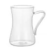 Taza Gruesa de Vidrio de Borosilicato para Beber con Asa Taza de Té para Oficina Taza de Té Verde Taza de Regalo Taza de Leche