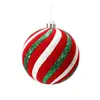 Nuevas Bolas de Navidad Afelpadas de 15 cm, Varios Estilos de Adornos Colgantes, Bolas Decorativas para Árbol de Navidad, Decoración de Atmósfera Festiva, Bolas Grandes, Personalizables