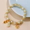 Vietnam Shajin Buena Marca de Cacahuete Fu Pulsera para Mujer Pulsera de Lujo Ligero Nicho de Gama Alta Regalo para Novia Venta Directa de Fábrica