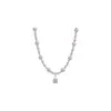 Collar de Perlas Azucaradas Manta Rosa para Mujer 2025 Nuevo Estilo Caliente Cadena para Clavícula Accesorios Lujo Ligero y de Gama Alta