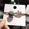 Goma para el pelo de flor de seis pétalos, Diadema floral, Accesorio para el pelo para mujer, Goma elástica para atar el pelo, Goma de pelo trenzada, Estilo popular de Ins, Mismo estilo que en Ins