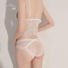 Guiruo lingerie sexy sexy deep v tentação mais peito almofada pendurado pescoço perspectiva renda base camisola feminina colete 1157