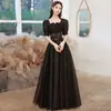 Vestido de Noche para Mujer 2026 Nuevo Estilo Fiesta de Cumpleaños Elegante Socialité Anfitriona Estilo Hada Ajustado