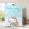 Manta de Gato Hello Kitty Transfronteriza Manta Gruesa de Dibujos Animados Hello Kitty Manta Impresa Digitalmente Manta