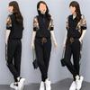 Pantalones de Traje de Moda Ropa de Verano para Mujer 2025 Nueva Ropa para Mujer Moda Juvenil Deportiva y de Ocio Conjunto de Dos Piezas Traje con Leggings