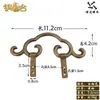 Nuevo Gancho Decorativo Xiangyun Clásico Chino Placa de Cobre Puro Accesorios para Marco de Fotos Pintura Pulsera Marco de Espejo Hebilla Colgante Gancho Colgante Antiguo