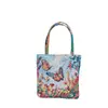 Estilo Étnico de Yunnan Nuevo Bolso de Tela de Arena Flor de Seda Dorada Bolso de Mano Bolsa de Lona Bordado Bolso Pequeño Casual para Mujer Bordado