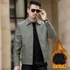Chaqueta de cuero para hombre M-8XL con cuello alto, un nuevo estilo de moda para otoño/invierno, adecuada para comercio transfronterizo y un look elegante para hombres