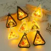 Decoraciones navideñas luz nocturna retro luminosa regalo ventana decoración de mesa accesorios estilo atmósfera lámpara