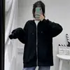 Sudadera con capucha gris estilo perezoso transfronteriza, nuevo estilo de otoño, cárdigan con cremallera largo holgado para mujer, top moderno