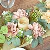 Simulação transfronteiriça Dahlia Candlestick Garland Amazon popular simulação Guirlanda decoração de mesa de jantar adereços de fotografia de casamento