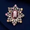 Broche de Flor Fuxin Retro Estilo Palacio, Broche Corsage de Diseño de Alta Gama para Mujer, Accesorios Versátiles de Moda y Lujosos