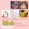 Palito de Brillo para el Cabello Transfronterizo Gel Crema de Estilismo con Lentejuelas Brillo Larga Duración Peinado Brillo Accesorios para el Cabello de Mujeres y Hombres