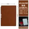 Libreta A5 Personalizada con Grabado Gratuito y Logotipo Impreso Libreta de Negocios Oficina Cuero PU Piel de Oveja Libreta de Alto Valor