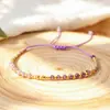 Pulsera Bohemia de Nicho de Cristal de Colores para Mujer, Diseño Estilo Ins, Pulsera Ajustable Hecha a Mano de Cuentas Pequeñas